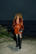 Load image into Gallery viewer, Christina Fur Leather Trench
