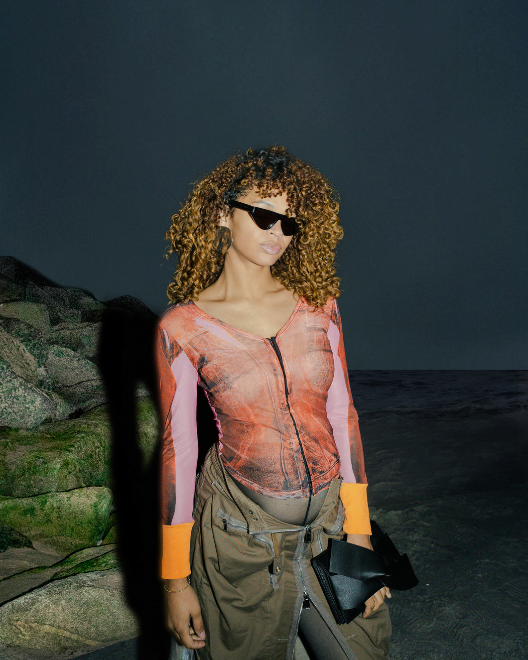 Rosa Mesh Top
