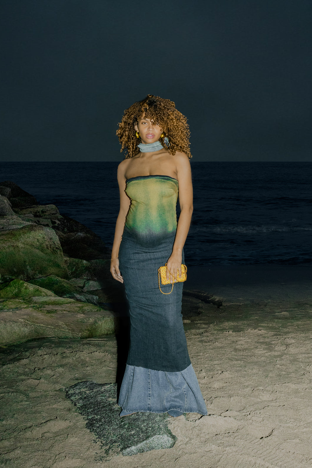 Judith Denim Tube Dress